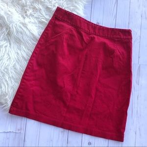 🌸Vintage Tommy Hilfiger red mini skirt